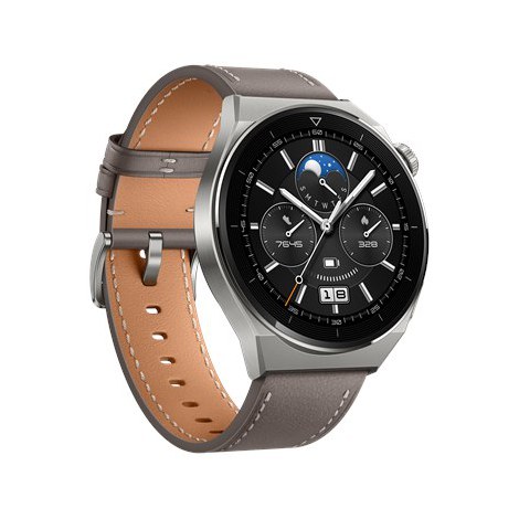 Huawei Watch GT | 3 Pro | Smart watch | Titanium | 46 mm | Black | Grey | Silver | Dustproof | Waterproof - 4